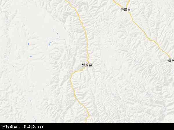 新龙县地图 - 新龙县电子地图 - 新龙县高清地图 - 2024年新龙县地图