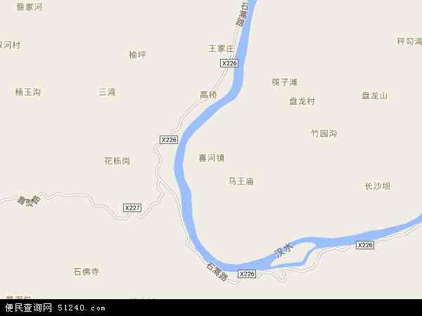 喜河镇地图 - 喜河镇电子地图 - 喜河镇高清地图 - 2024年喜河镇地图