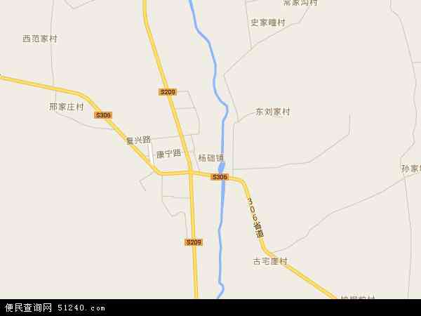 杨础镇地图 - 杨础镇电子地图 - 杨础镇高清地图 - 2024年杨础镇地图