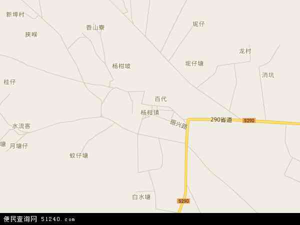 杨柑镇地图 - 杨柑镇电子地图 - 杨柑镇高清地图 - 2024年杨柑镇地图