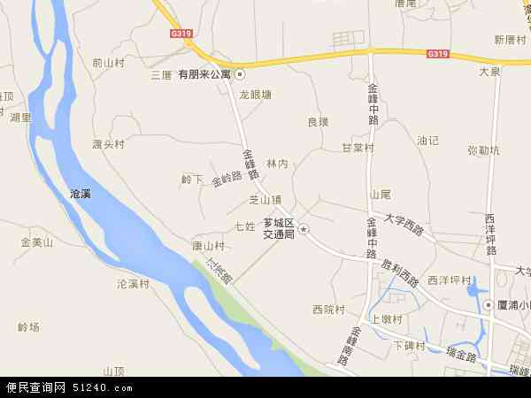 中国 福建省 漳州市 芗城区 芝山镇芝山镇卫星地图 本站收录有:2021