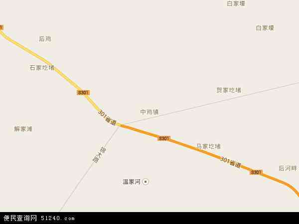 中鸡镇地图 - 中鸡镇电子地图 - 中鸡镇高清地图 - 2024年中鸡镇地图