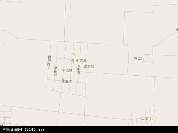 砖路镇地图 - 砖路镇电子地图 - 砖路镇高清地图 - 2024年砖路镇地图
