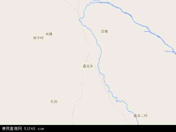 查龙乡地图 - 查龙乡电子地图 - 查龙乡高清地图 - 2024年查龙乡地图