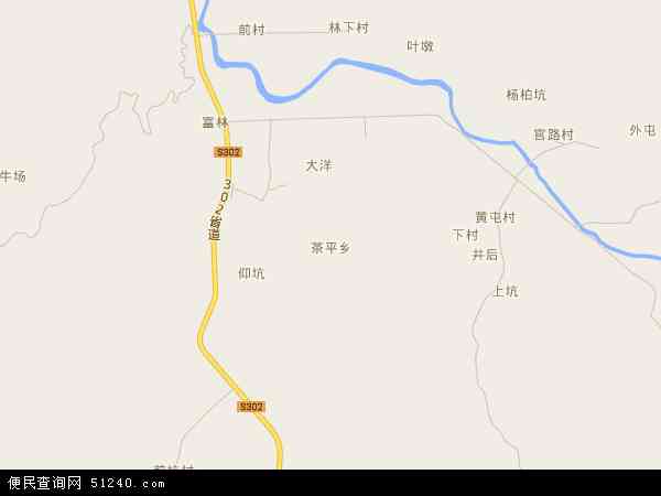 茶平乡地图 - 茶平乡电子地图 - 茶平乡高清地图 - 2024年茶平乡地图