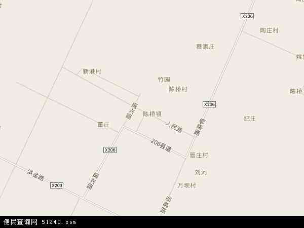 陈桥镇地图 - 陈桥镇电子地图 - 陈桥镇高清地图 - 2024年陈桥镇地图