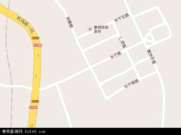 长宁地图 - 长宁电子地图 - 长宁高清地图 - 2024年长宁地图