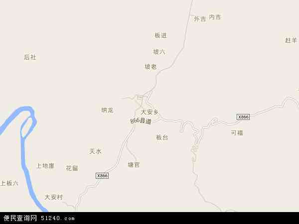 大安乡地图 - 大安乡电子地图 - 大安乡高清地图 - 2024年大安乡地图