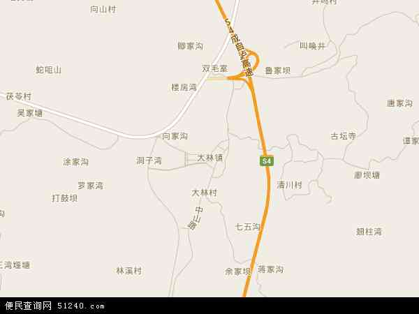 大林镇地图 - 大林镇电子地图 - 大林镇高清地图 - 2024年大林镇地图