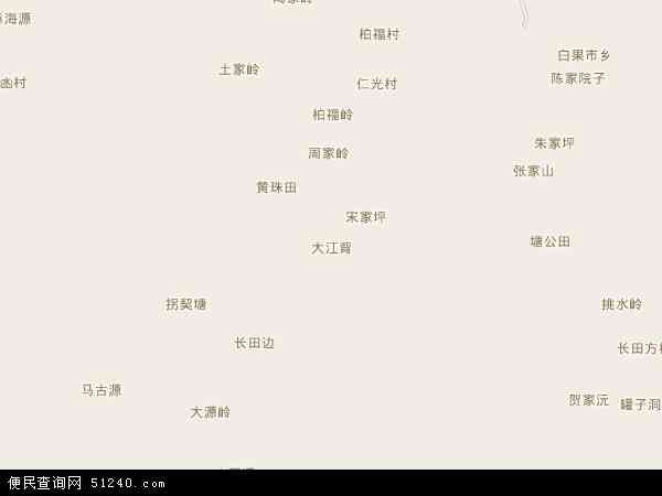 大江乡地图 - 大江乡电子地图 - 大江乡高清地图 - 2024年大江乡地图