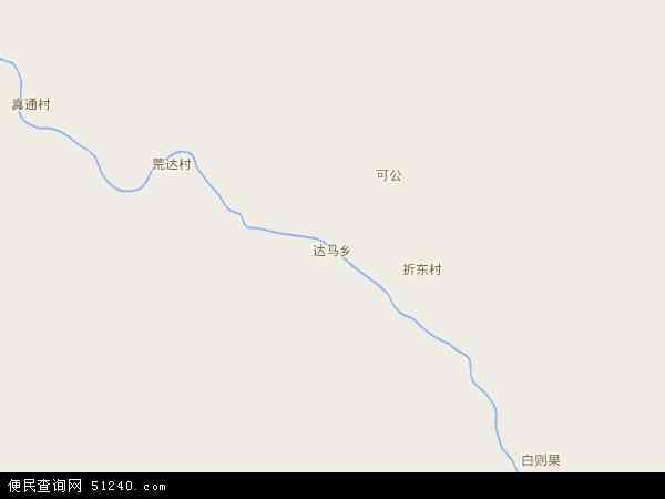达马乡地图 - 达马乡电子地图 - 达马乡高清地图 - 2024年达马乡地图