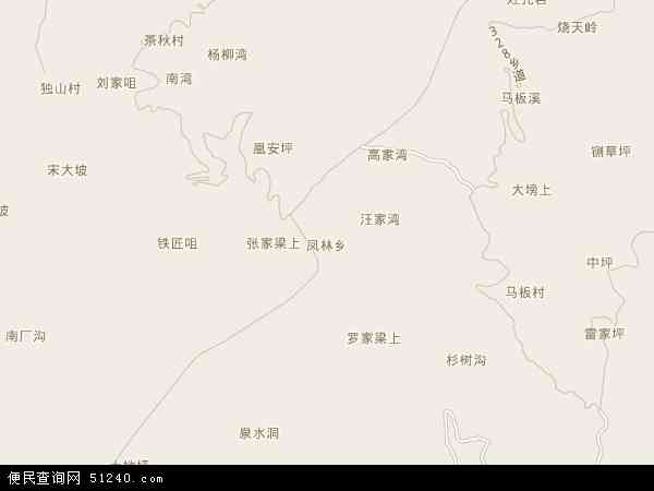 凤林乡地图 - 凤林乡电子地图 - 凤林乡高清地图 - 2024年凤林乡地图