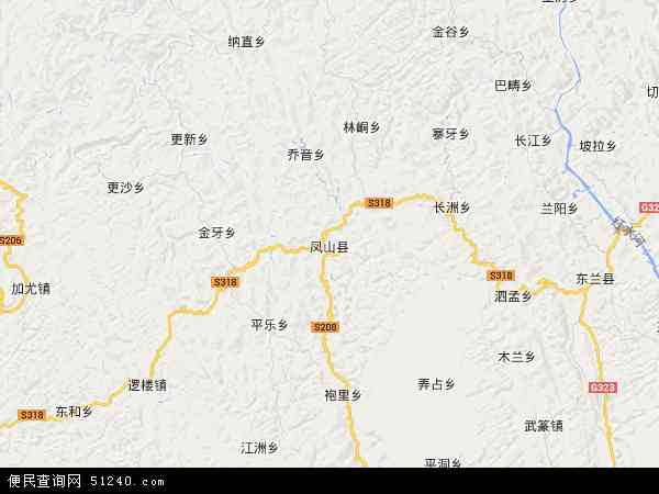 凤山县地图 - 凤山县电子地图 - 凤山县高清地图 - 2024年凤山县地图