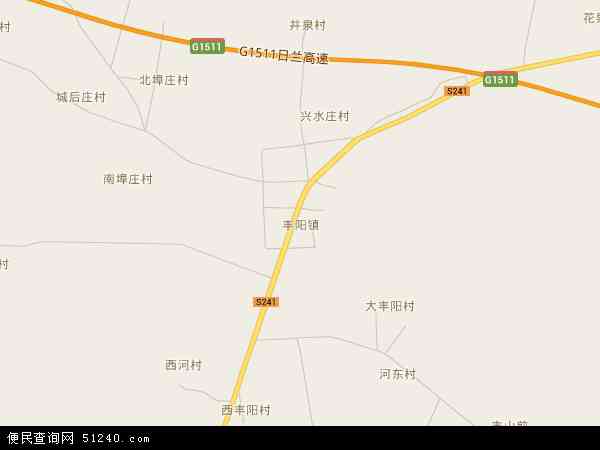 丰阳镇地图 - 丰阳镇电子地图 - 丰阳镇高清地图 - 2024年丰阳镇地图