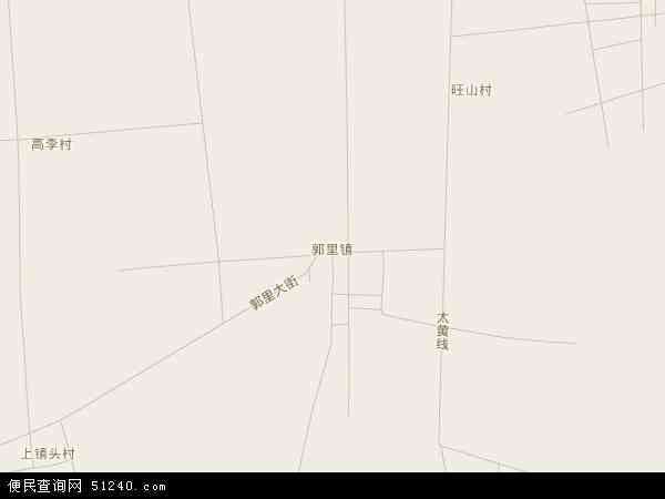 郭里镇地图 - 郭里镇电子地图 - 郭里镇高清地图 - 2024年郭里镇地图