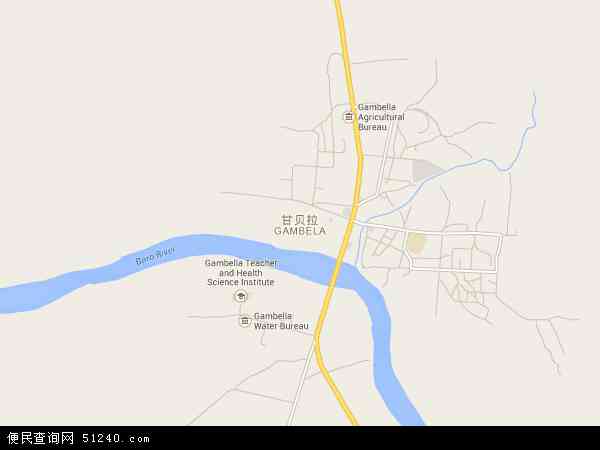甘贝拉各族地图 - 甘贝拉各族电子地图 - 甘贝拉各族高清地图 - 2024年甘贝拉各族地图
