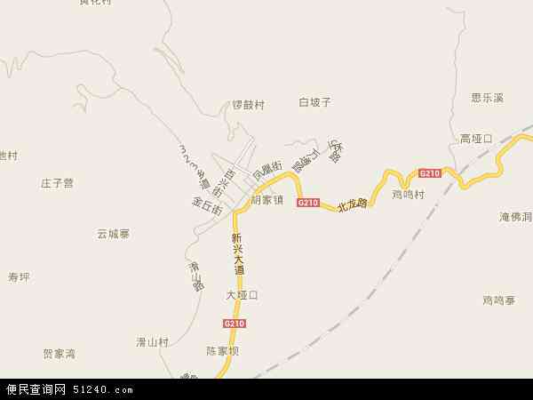 胡家镇地图 - 胡家镇电子地图 - 胡家镇高清地图 - 2024年胡家镇地图