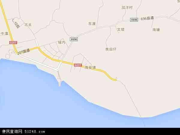 海安镇地图 - 海安镇电子地图 - 海安镇高清地图 - 2024年海安镇地图