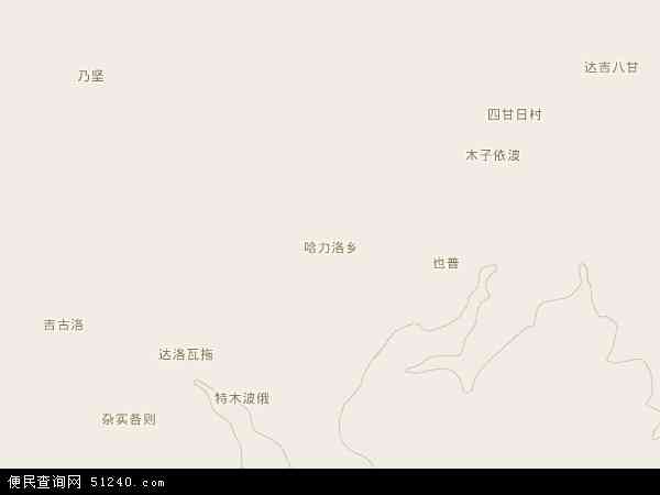 哈力洛乡地图 - 哈力洛乡电子地图 - 哈力洛乡高清地图 - 2024年哈力洛乡地图