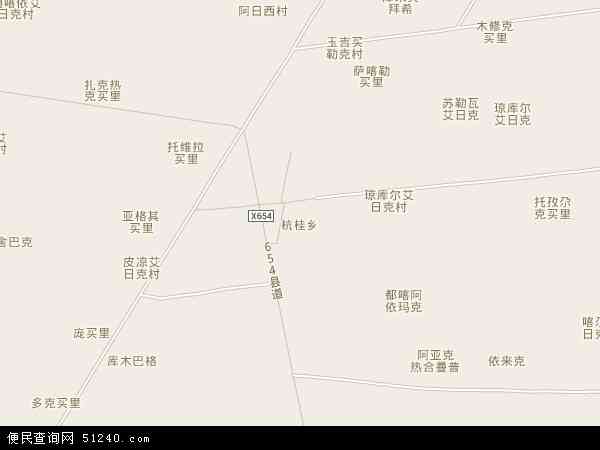 杭桂乡地图 - 杭桂乡电子地图 - 杭桂乡高清地图 - 2024年杭桂乡地图