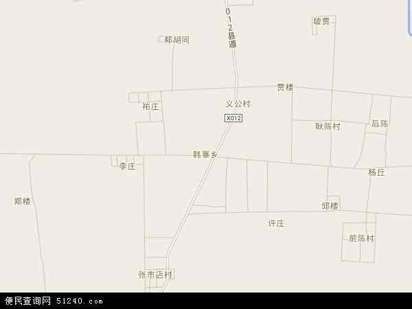 韩寨乡地图 - 韩寨乡电子地图 - 韩寨乡高清地图 - 2024年韩寨乡地图
