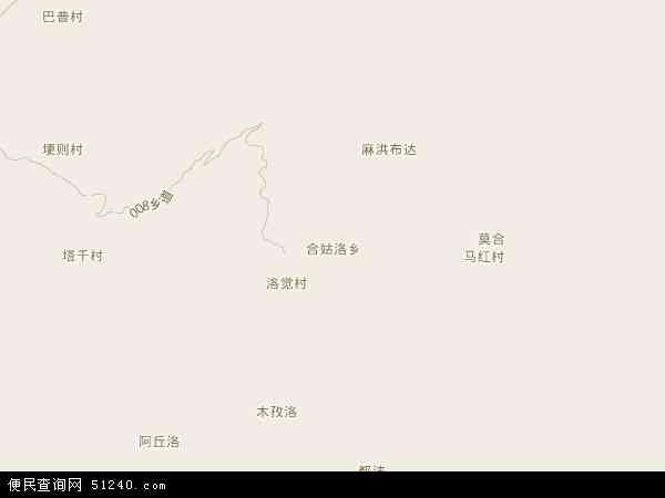 合姑洛乡地图 - 合姑洛乡电子地图 - 合姑洛乡高清地图 - 2024年合姑洛乡地图