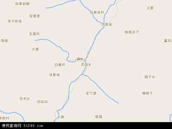 花田乡地图 - 花田乡电子地图 - 花田乡高清地图 - 2024年花田乡地图