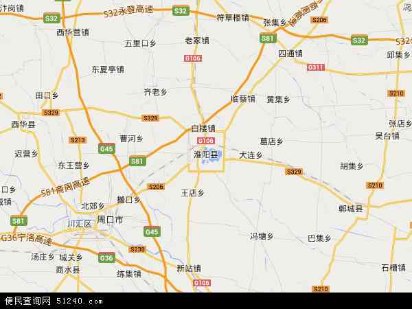 淮阳县地图 - 淮阳县电子地图 - 淮阳县高清地图 - 2024年淮阳县地图