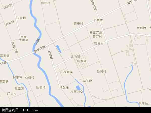 金马镇地图 - 金马镇电子地图 - 金马镇高清地图 - 2024年金马镇地图
