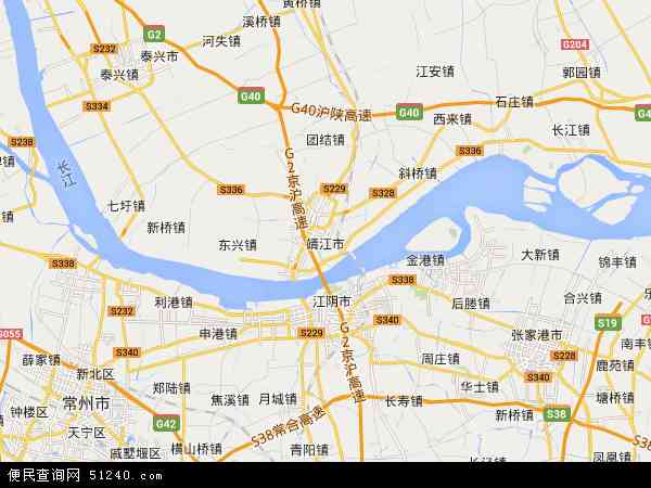靖江市地图 - 靖江市电子地图 - 靖江市高清地图 - 2024年靖江市地图