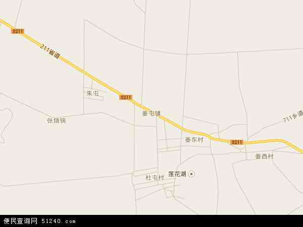 姜屯镇地图 - 姜屯镇电子地图 - 姜屯镇高清地图 - 2024年姜屯镇地图