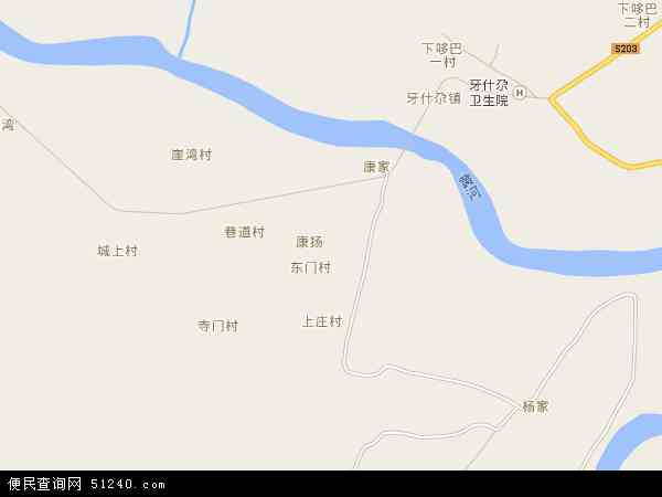 康扬镇地图 - 康扬镇电子地图 - 康扬镇高清地图 - 2024年康扬镇地图