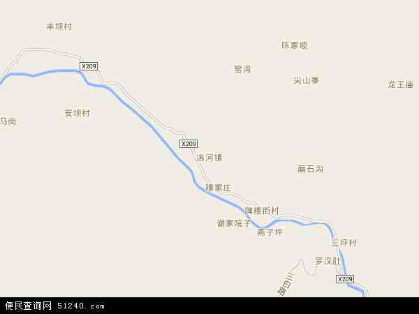 洛河镇地图 - 洛河镇电子地图 - 洛河镇高清地图 - 2024年洛河镇地图