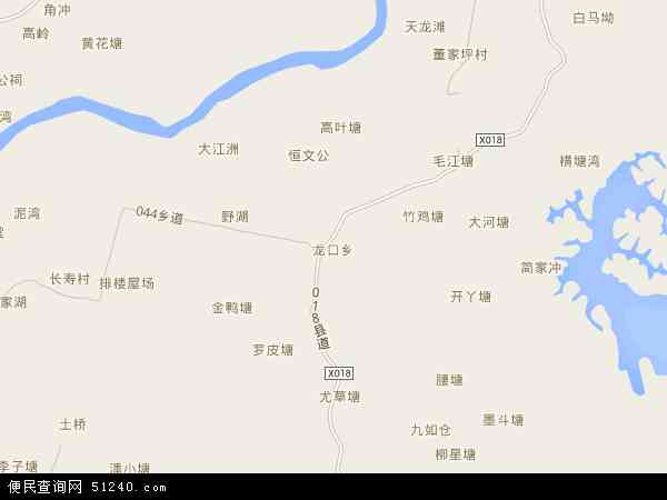 龙口乡地图 - 龙口乡电子地图 - 龙口乡高清地图 - 2024年龙口乡地图
