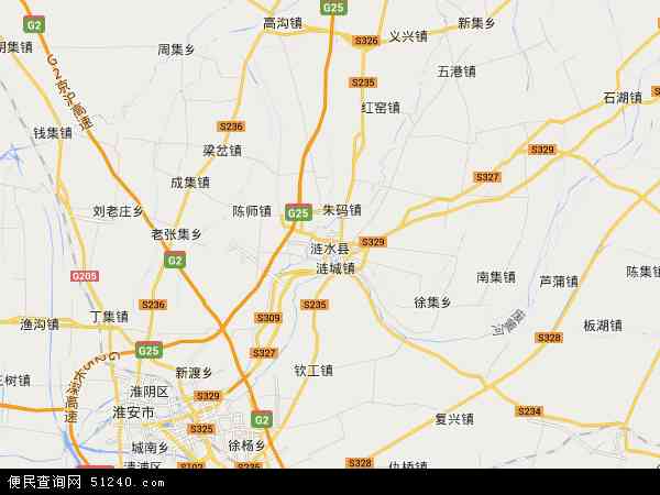 涟水县地图 - 涟水县电子地图 - 涟水县高清地图 - 2024年涟水县地图