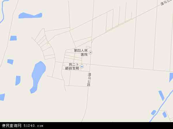 刘二堡镇地图 - 刘二堡镇电子地图 - 刘二堡镇高清地图 - 2024年刘二堡镇地图