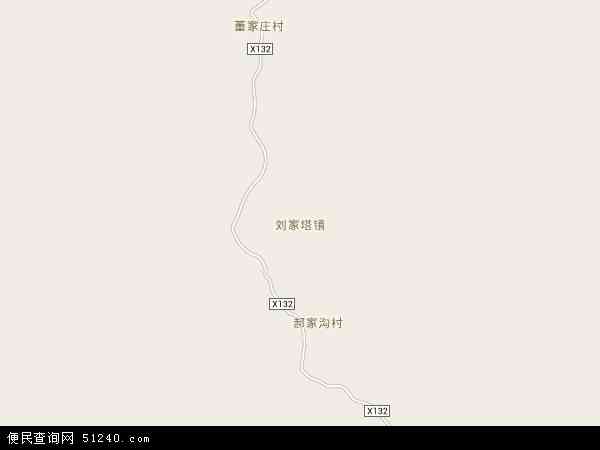 刘家塔镇地图 - 刘家塔镇电子地图 - 刘家塔镇高清地图 - 2024年刘家塔镇地图