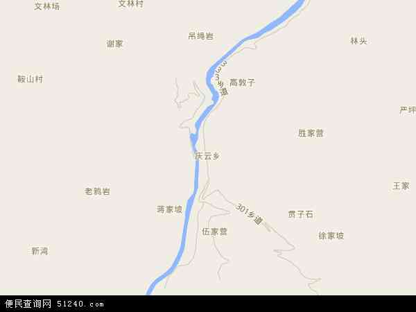庆云乡地图 - 庆云乡电子地图 - 庆云乡高清地图 - 2024年庆云乡地图