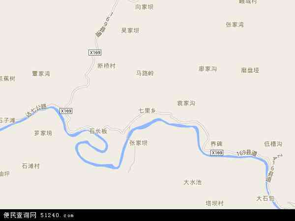 七里乡地图 - 七里乡电子地图 - 七里乡高清地图 - 2024年七里乡地图