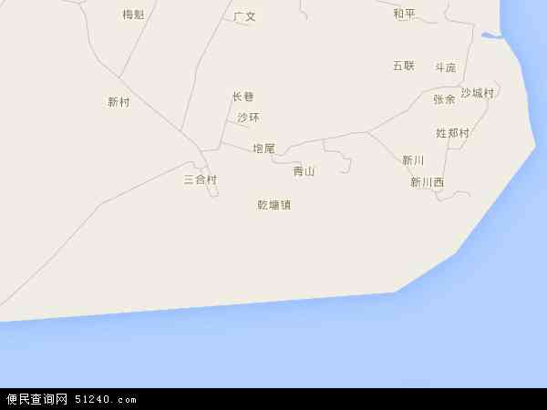 乾塘镇地图 - 乾塘镇电子地图 - 乾塘镇高清地图 - 2024年乾塘镇地图