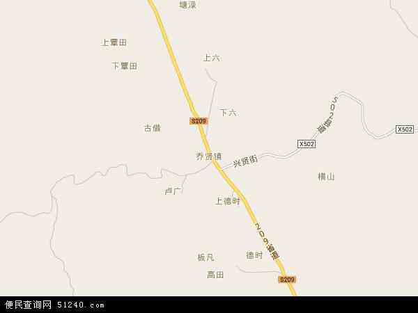 乔贤镇地图 - 乔贤镇电子地图 - 乔贤镇高清地图 - 2024年乔贤镇地图