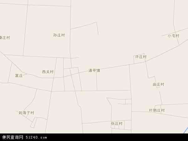 清平镇地图 - 清平镇电子地图 - 清平镇高清地图 - 2024年清平镇地图