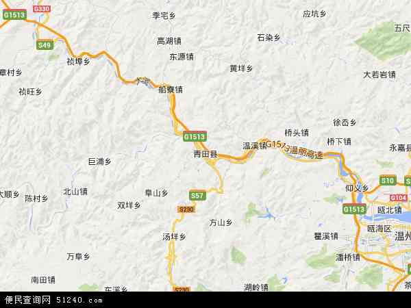 青田县地图 - 青田县电子地图 - 青田县高清地图 - 2024年青田县地图