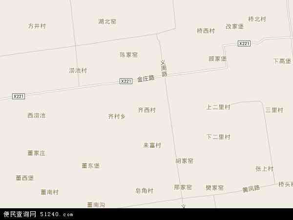 齐村镇地图 - 齐村镇电子地图 - 齐村镇高清地图 - 2024年齐村镇地图