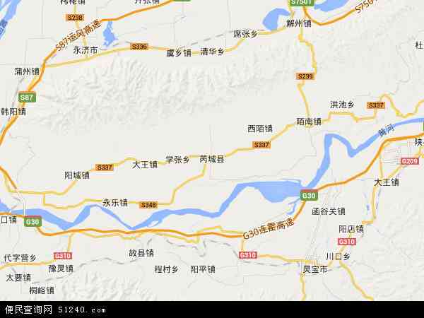 芮城县地图 - 芮城县电子地图 - 芮城县高清地图 - 2024年芮城县地图