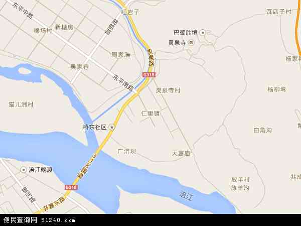 仁里镇地图 - 仁里镇电子地图 - 仁里镇高清地图 - 2024年仁里镇地图