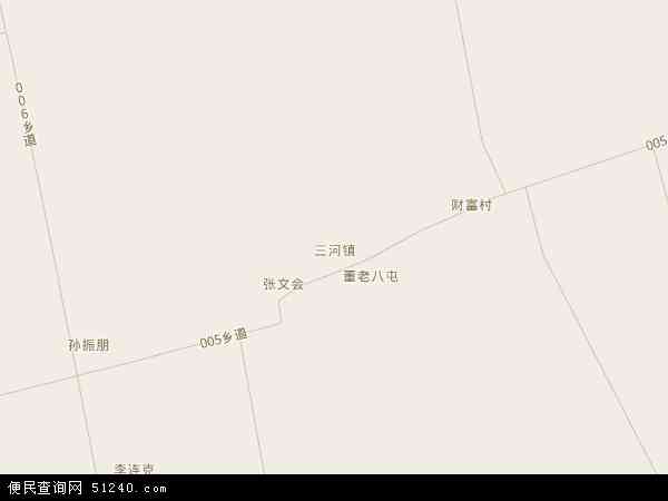 三河镇地图 - 三河镇电子地图 - 三河镇高清地图 - 2024年三河镇地图