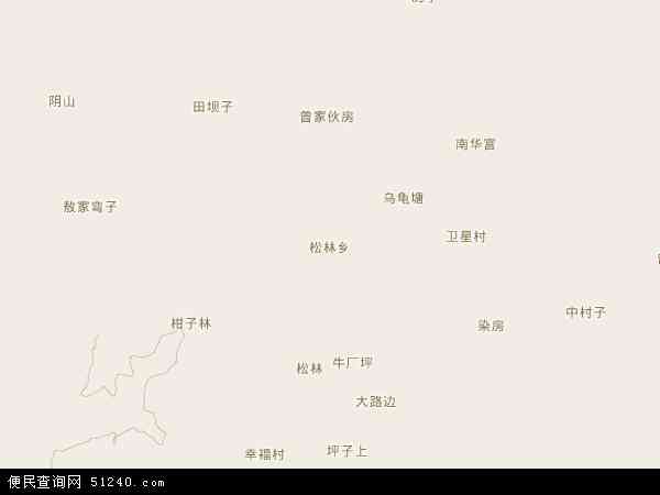 松林乡地图 - 松林乡电子地图 - 松林乡高清地图 - 2024年松林乡地图