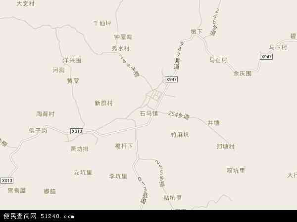 石马镇地图 - 石马镇电子地图 - 石马镇高清地图 - 2024年石马镇地图