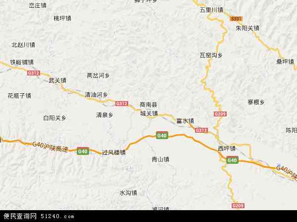 商南县地图 - 商南县电子地图 - 商南县高清地图 - 2024年商南县地图